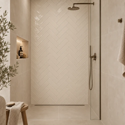 Handvorm Hueso Creme Glans 7,5x30